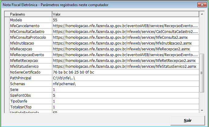 Botão Sair Fecha a janela. 2.8 Problemas que podem ocorrer na Geração e Envio da NFe Comunicação interrompida com a Secretária da Fazenda ou falta de Internet A NFe não poderá ser emitida.