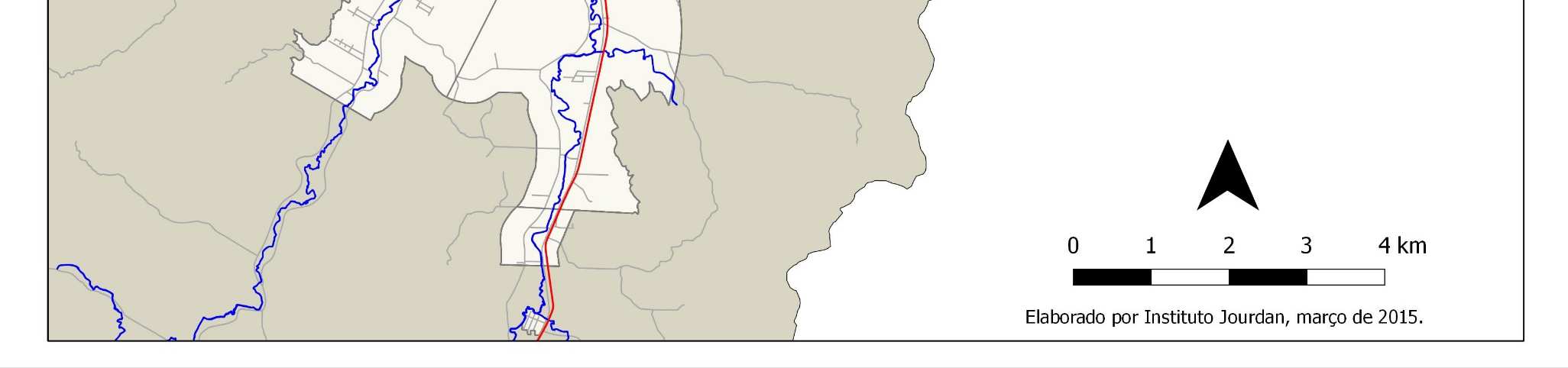 Mapa 11: Localização dos corredores de