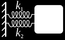 b) Em paralelo Essa associação é característica em que 2 ou mais molas são postas lado a lado. Esse tipo de associação é utilizado em colchões de mola. A força é distribuída pelas molas.