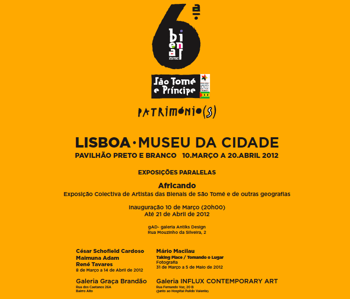 A Bienal de São Tomé e Príncipe tem procurado, desde 1995, pela mão de João Carlos Silva, uma valorização da identidade cultural deste pequeno país africano e da sua comunidade de artistas na procura