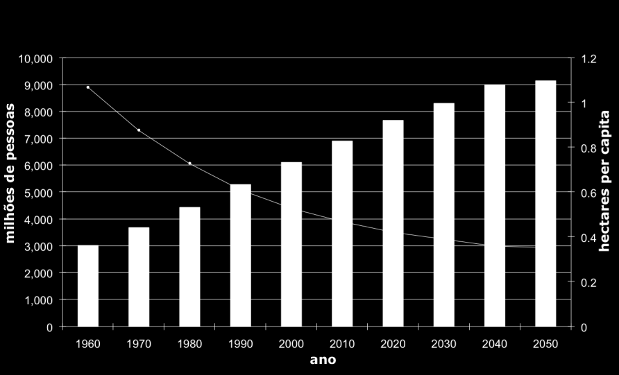 Evolução da Área Agricultável