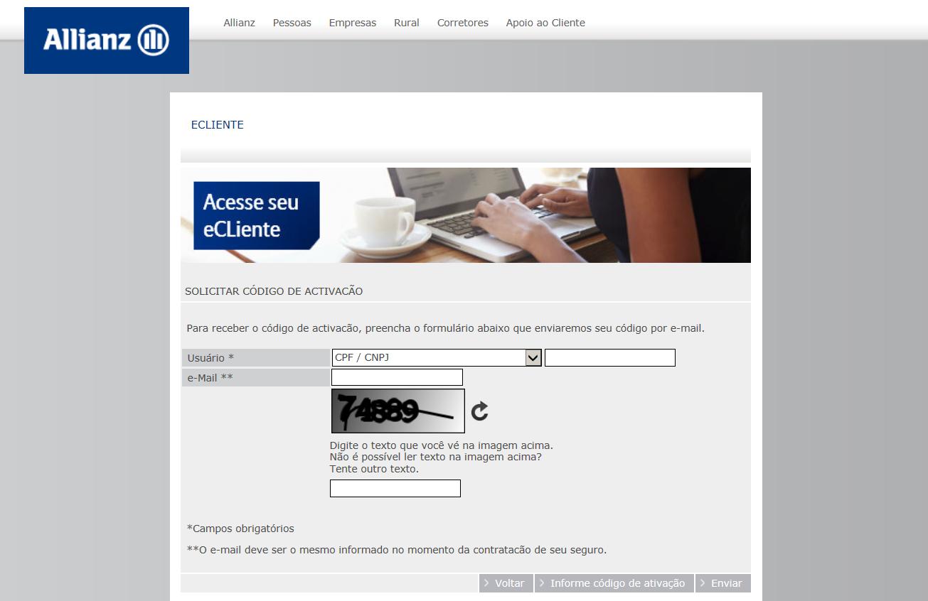 Cadastre-se Preencha seu CNPJ, e-mail informado no momento da