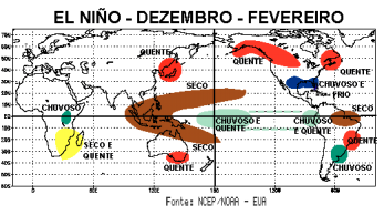 Fig.1. - Impacto do fenômeno El Niño no mundo. 1.1.2.