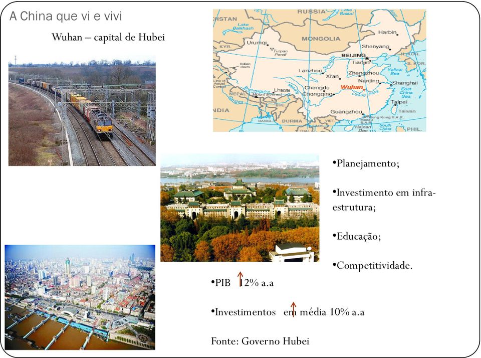 Educação; PIB 12% a.a Competitividade.