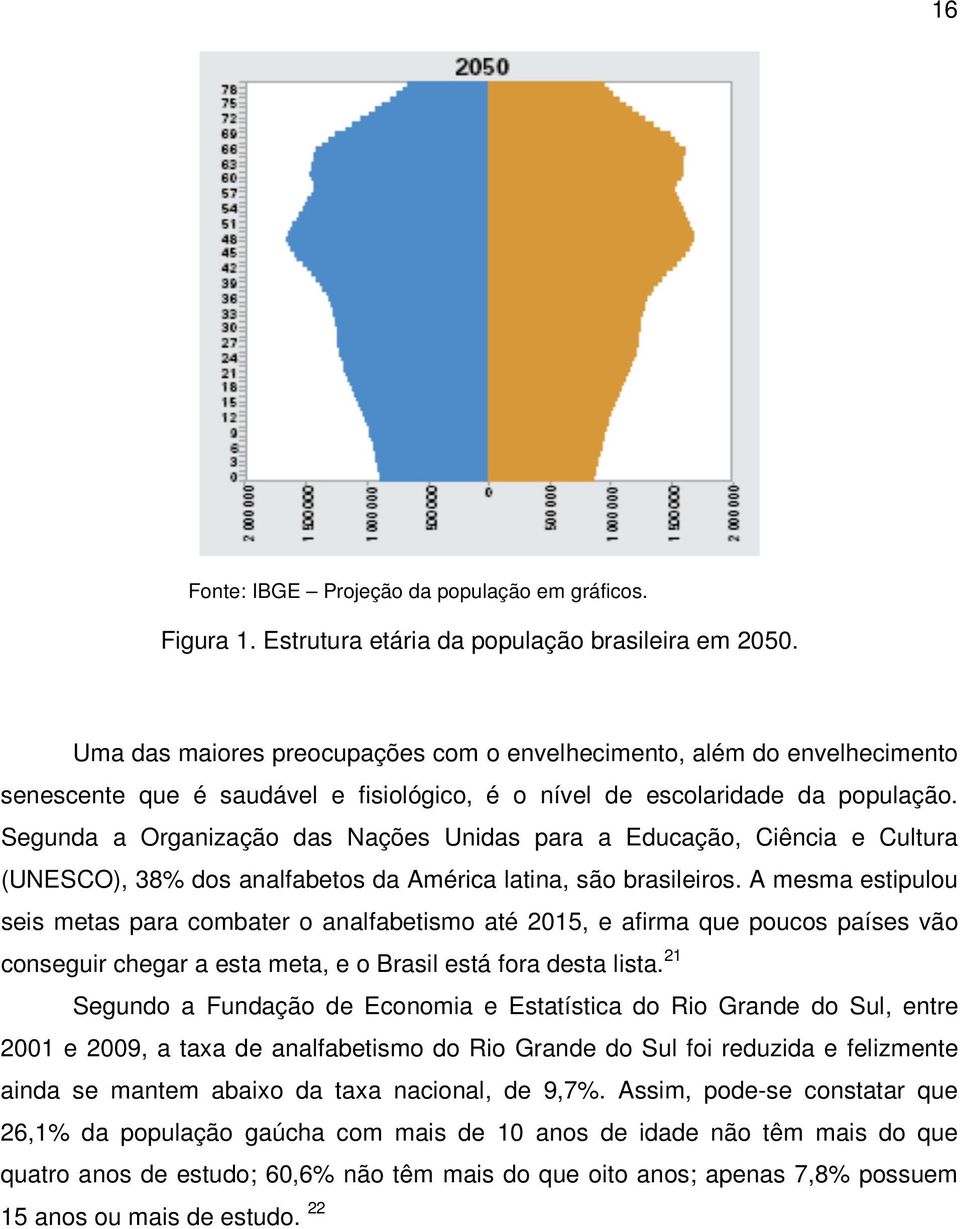 Segunda a Organização das Nações Unidas para a Educação, Ciência e Cultura (UNESCO), 38% dos analfabetos da América latina, são brasileiros.