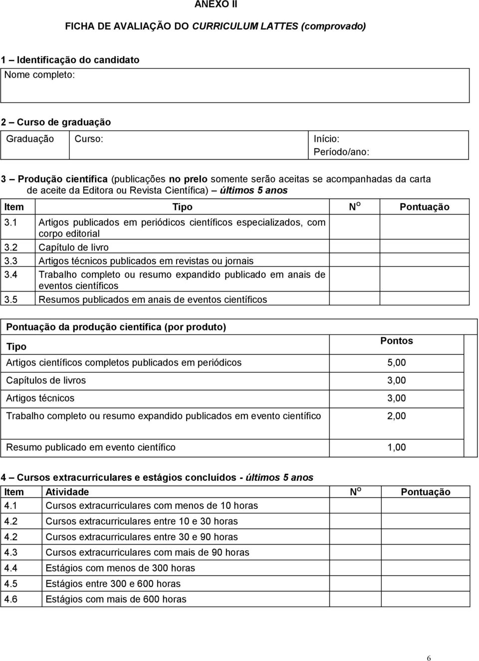 1 Artigos publicados em periódicos científicos especializados, com corpo editorial 3.2 Capítulo de livro 3.3 Artigos técnicos publicados em revistas ou jornais 3.