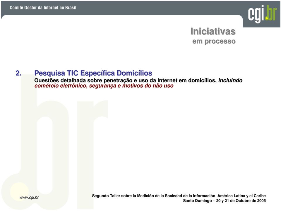 detalhada sobre penetração e uso da Internet em