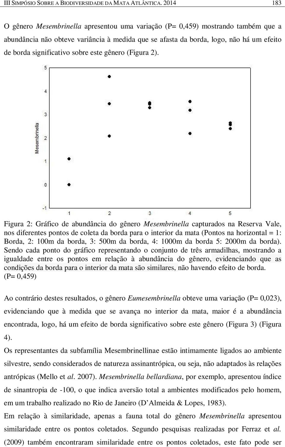 significativo sobre este gênero (Figura 2).