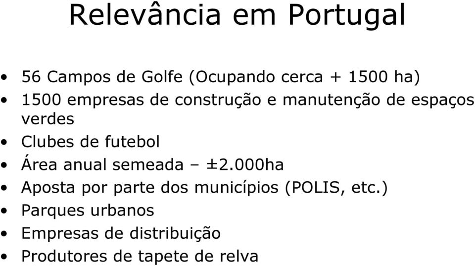 futebol Área anual semeada ±2.