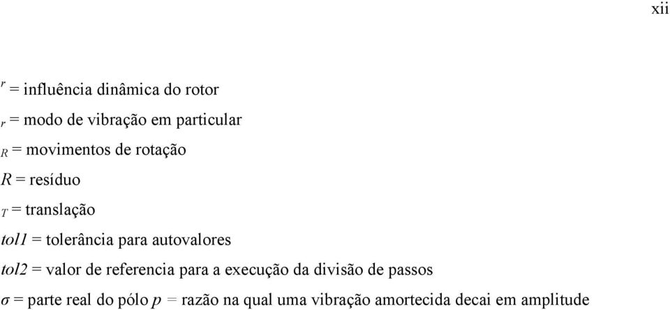 autovaores to vaor de refereca para a execução da dvsão de