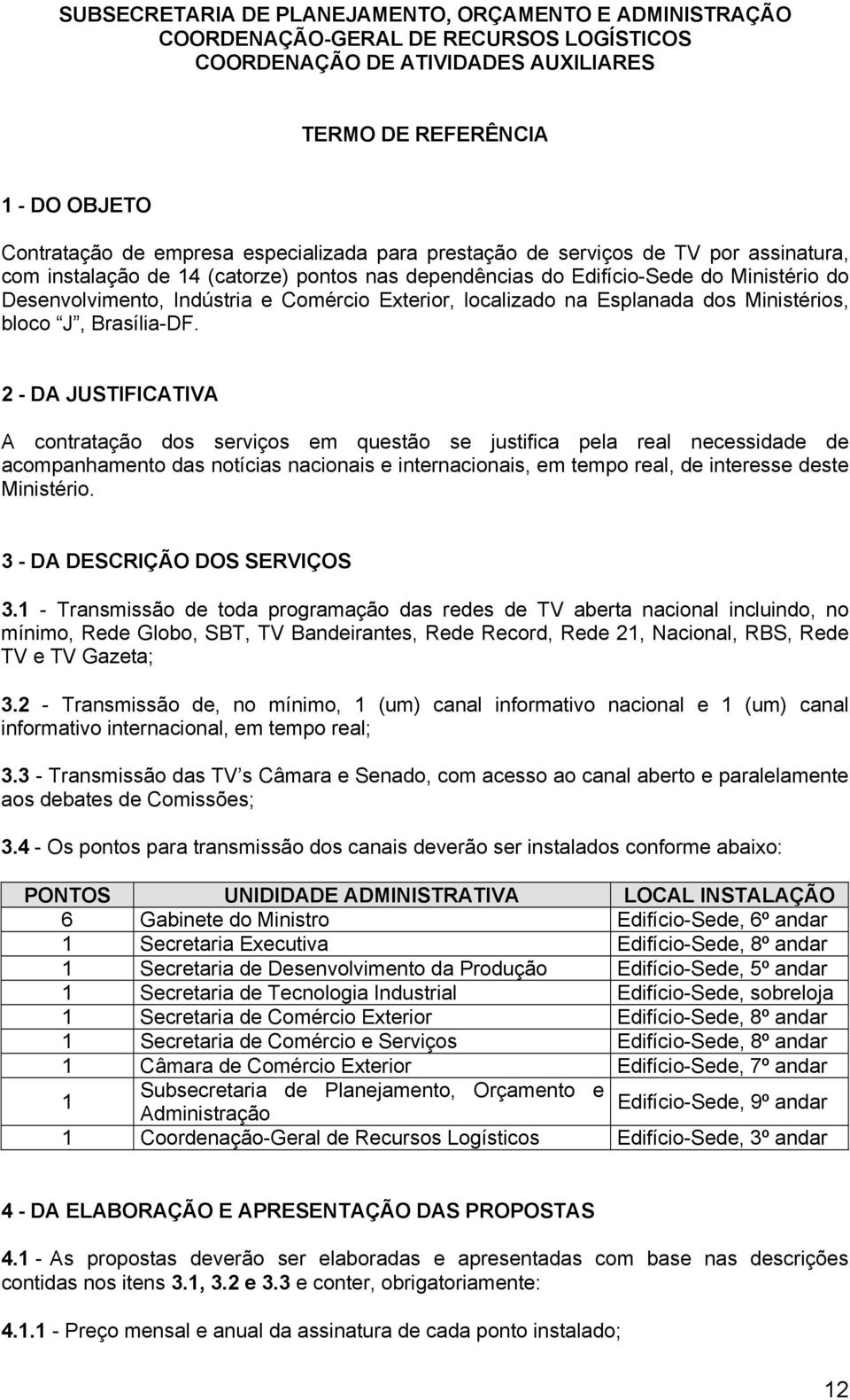 localizado na Esplanada dos Ministérios, bloco J, Brasília-DF.