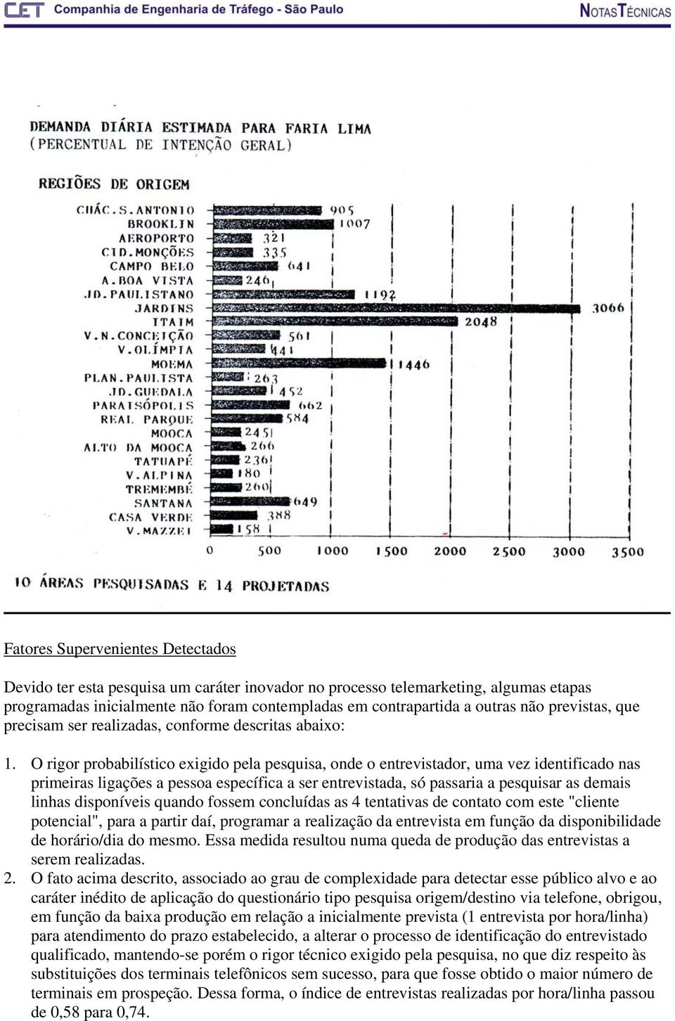 O rigor probabilístico exigido pela pesquisa, onde o entrevistador, uma vez identificado nas primeiras ligações a pessoa específica a ser entrevistada, só passaria a pesquisar as demais linhas