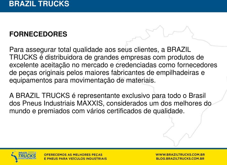 fabricantes de empilhadeiras e equipamentos para movimentação de materiais.