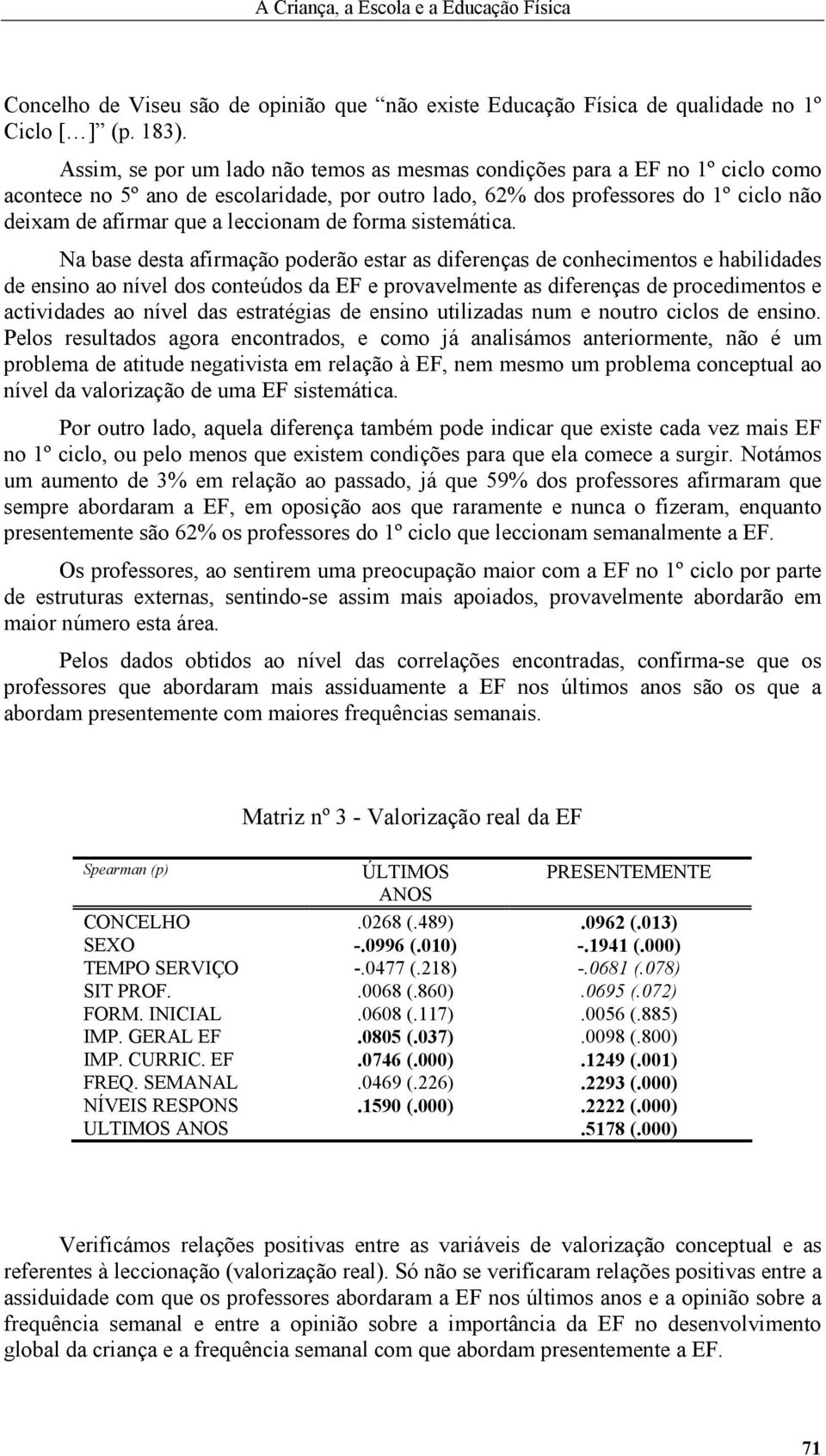 leccionam de forma sistemática.