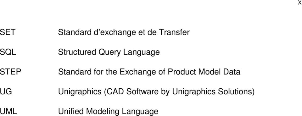 Exchange of Product Model Data Unigraphics (CAD
