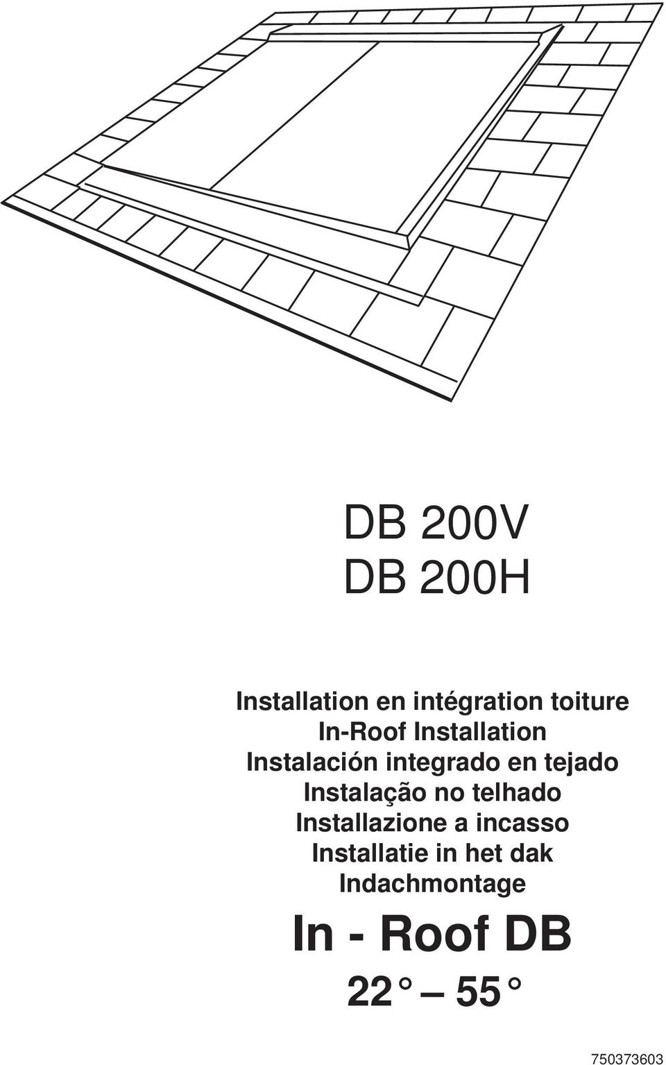 Instalação no telhado Installazione a incasso