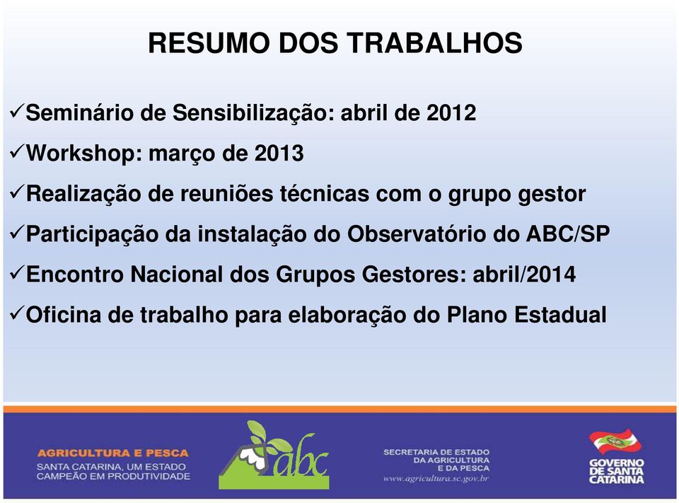 Participação da instalação do Observatório do ABC/SP Encontro Nacional