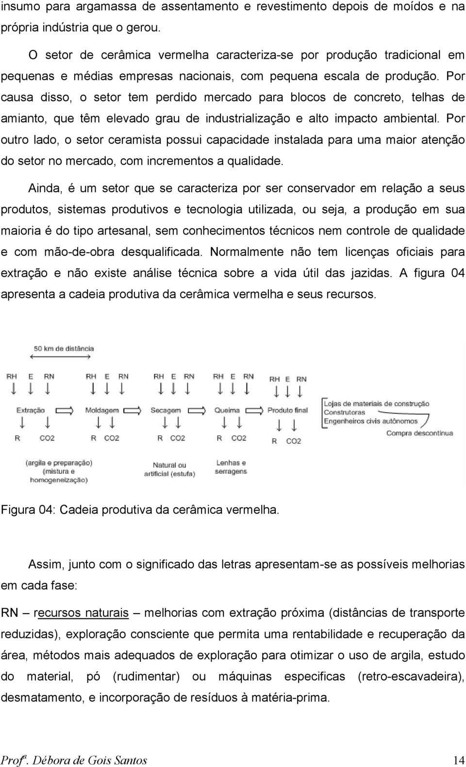 Por causa disso, o setor tem perdido mercado para blocos de concreto, telhas de amianto, que têm elevado grau de industrialização e alto impacto ambiental.