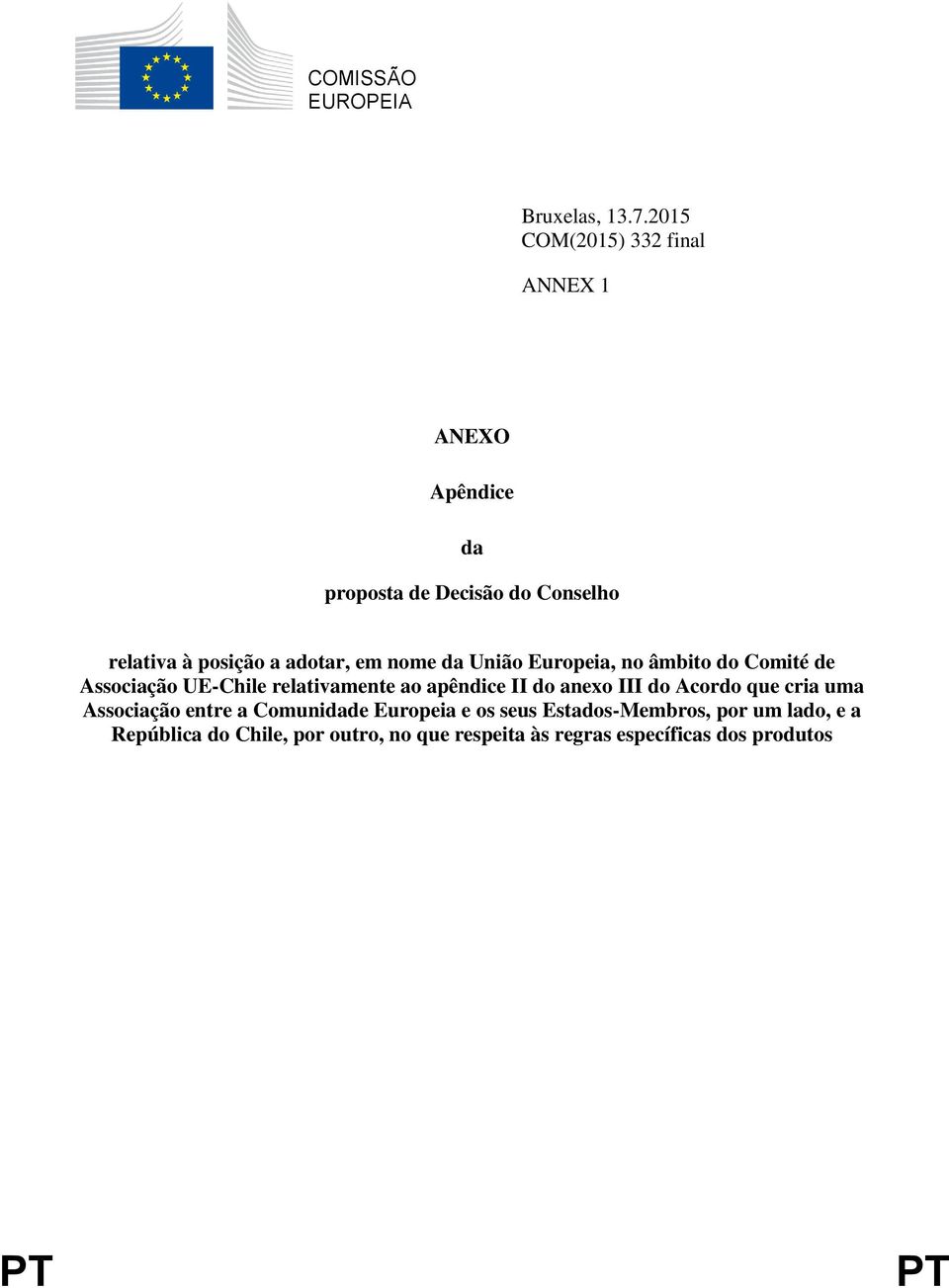 adotar, em nome da União Europeia, no âmbito do Comité de Associação UE-Chile relativamente ao apêndice II do