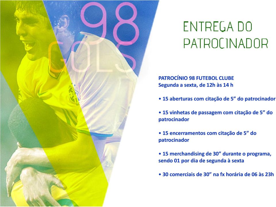 encerramentos com citação de 5 do patrocinador 15 merchandising de 30 durante o