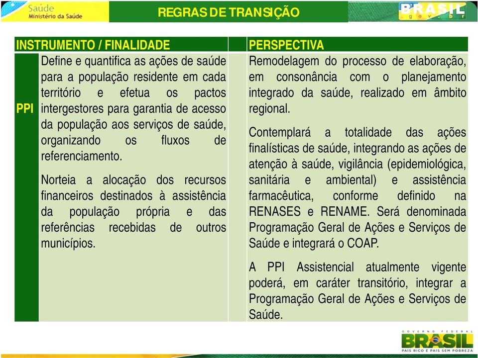 Norteia a alocação dos recursos financeiros destinados à assistência da população própria e das referências recebidas de outros municípios.