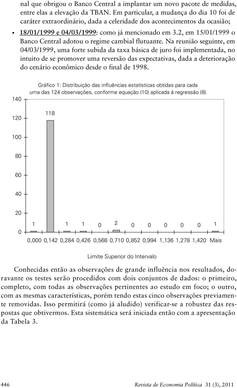 2, em 15/01/1999 o Banco Cenral adoou o regime cambial fluuane.