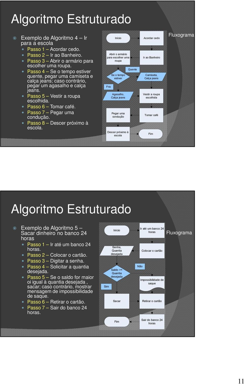 Passo 8 Descer próximo à escola.