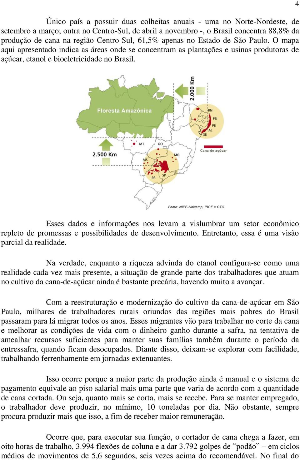 4 Esses dados e informações nos levam a vislumbrar um setor econômico repleto de promessas e possibilidades de desenvolvimento. Entretanto, essa é uma visão parcial da realidade.