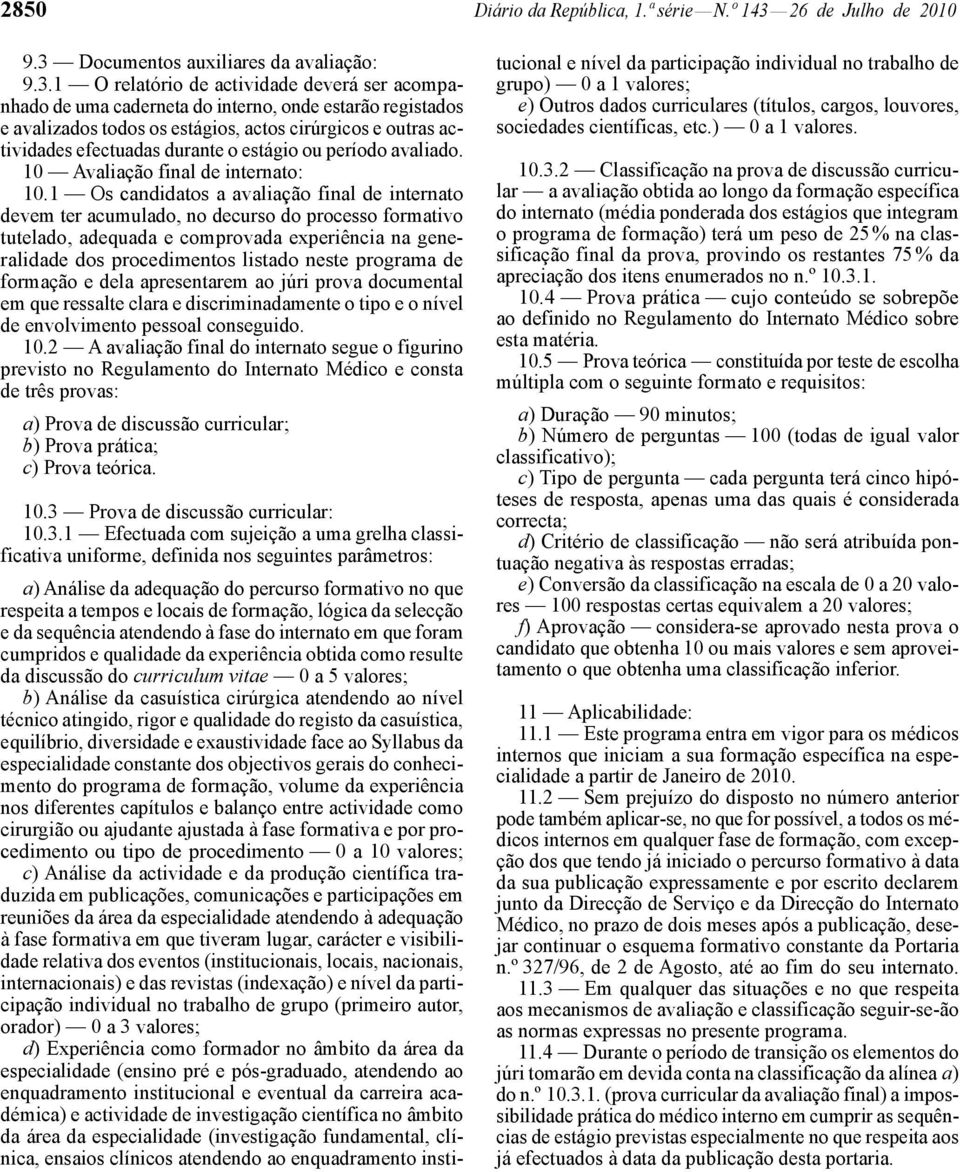 Documentos auxiliares da avaliação: 9.3.