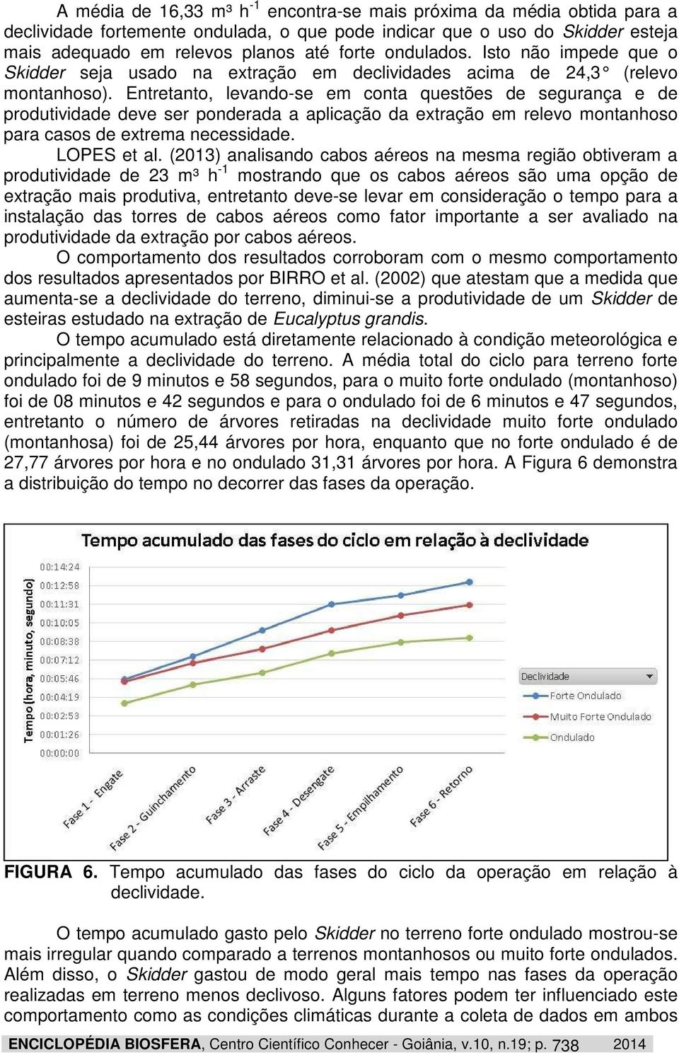 Entretanto, levando-se em conta questões de segurança e de produtividade deve ser ponderada a aplicação da extração em relevo montanhoso para casos de extrema necessidade. LOPES et al.