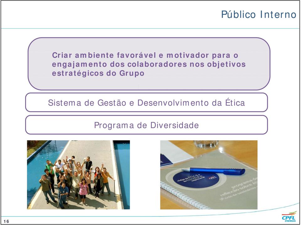 nos objetivos estratégicos do Grupo Sistema de