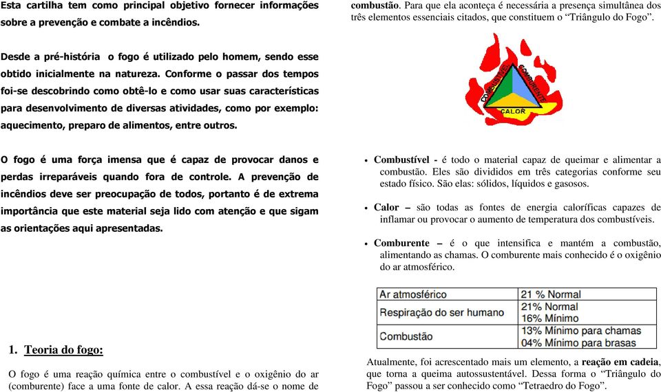 Desde a pré-história o fogo é utilizado pelo homem, sendo esse obtido inicialmente na natureza.