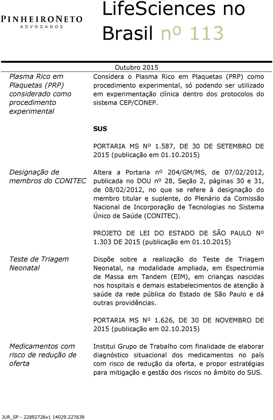 ) Designação de membros do CONITEC Altera a Portaria nº 204/GM/MS, de 07/02/2012, publicada no DOU nº 28, Seção 2, páginas 30 e 31, de 08/02/2012, no que se refere à designação do membro titular e