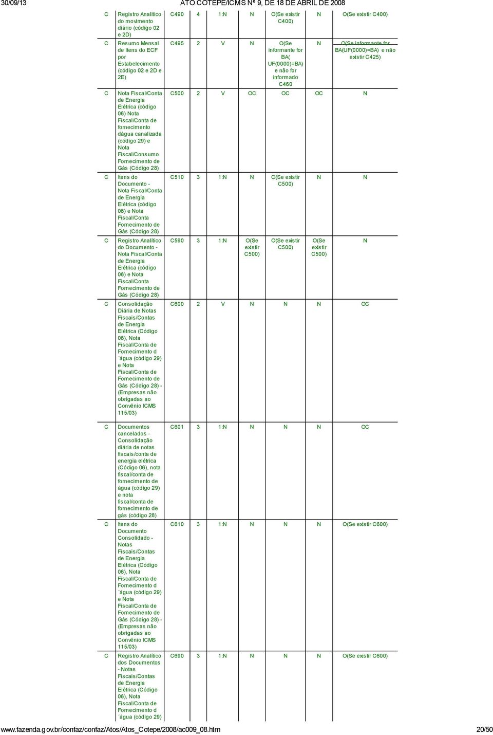 28) do ocumento - ota Fiscal/onta de Energia Elétrica (código 06) e ota Fiscal/onta Gás (ódigo 28) onsolidação iária de otas Fiscais/ontas de Energia Elétrica (ódigo 06), ota Fiscal/onta de