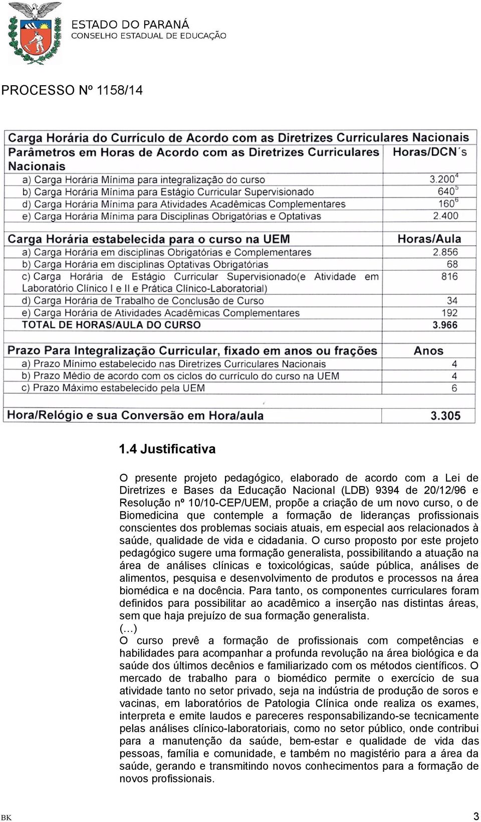 O curso proposto por este projeto pedagógico sugere uma formação generalista, possibilitando a atuação na área de análises clínicas e toxicológicas, saúde pública, análises de alimentos, pesquisa e