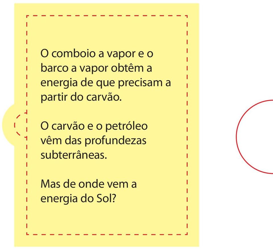 O carvão e o petróleo vêm das profundezas