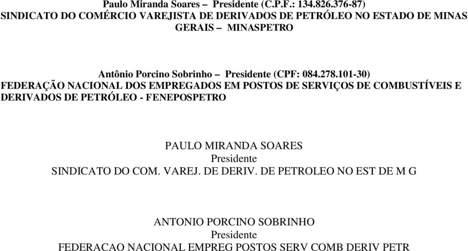 Sobrinho Presidente (CPF: 084.278.