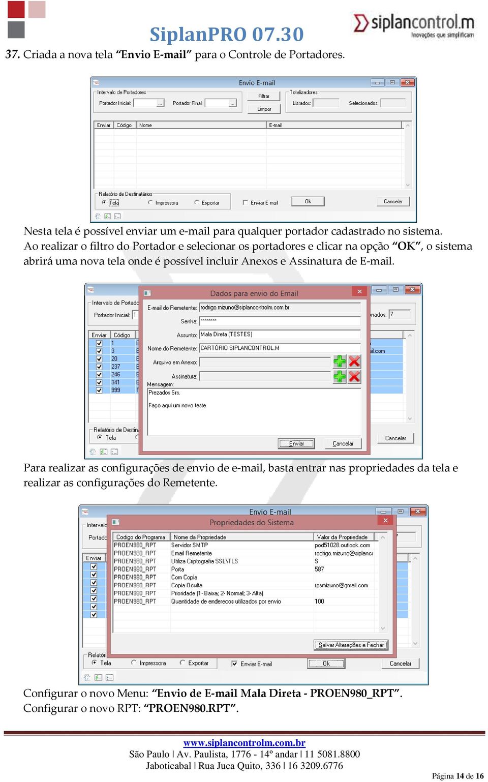 Ao realizar o filtro do Portador e selecionar os portadores e clicar na opção OK, o sistema abrirá uma nova tela onde é possível incluir