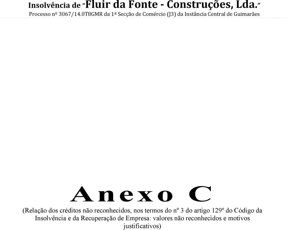 do nº 3 do artigo 19º do Código da Insolvência e da