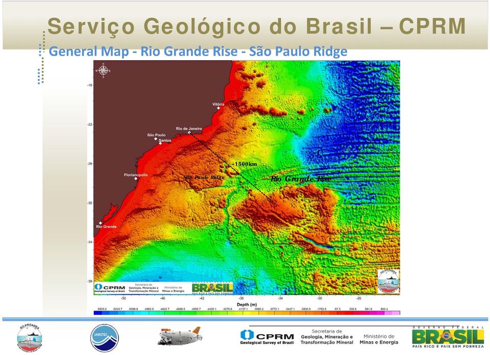 Paulo Ridge ~1500km