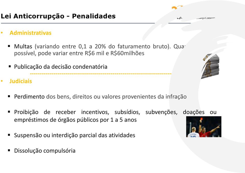 -------------------------------------------------------------------------------- Judiciais Perdimento dos bens, direitos ou valores