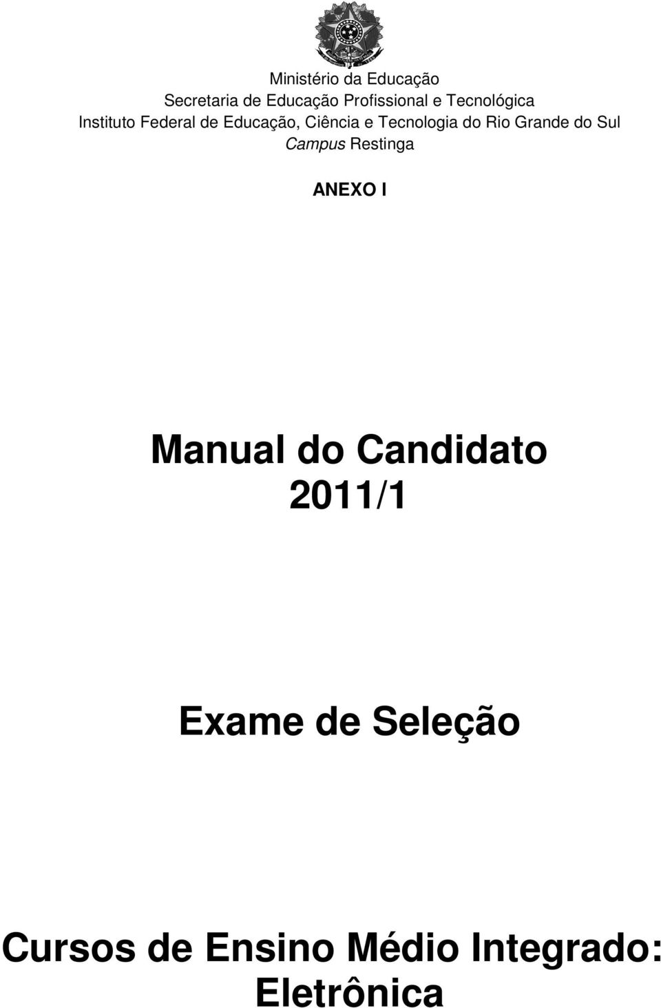 de Seleção Cursos de