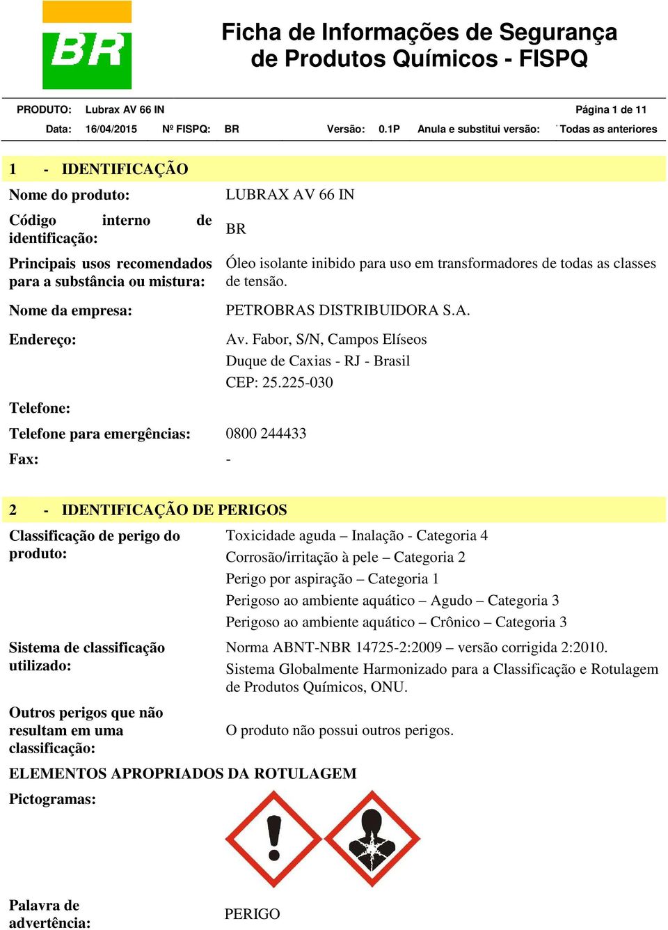 Fabor, S/N, Campos Elíseos Duque de Caxias - RJ - Brasil CEP: 25.