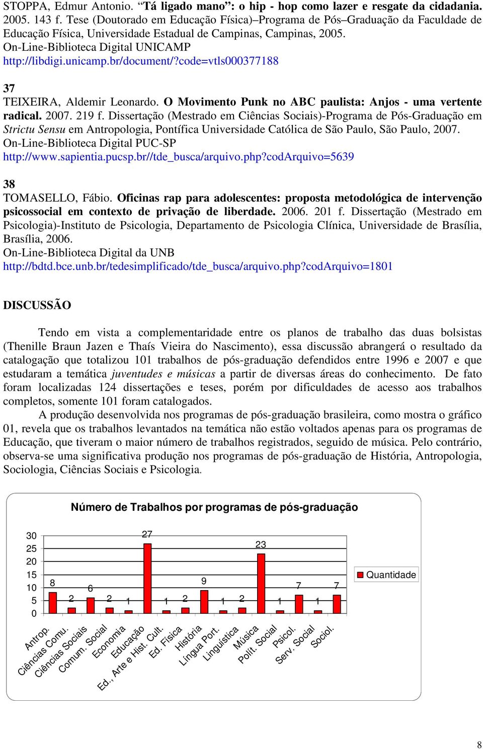 unicamp.br/document/?code=vtls000377188 37 TEIXEIRA, Aldemir Leonardo. O Movimento Punk no ABC paulista: Anjos - uma vertente radical. 2007. 219 f.