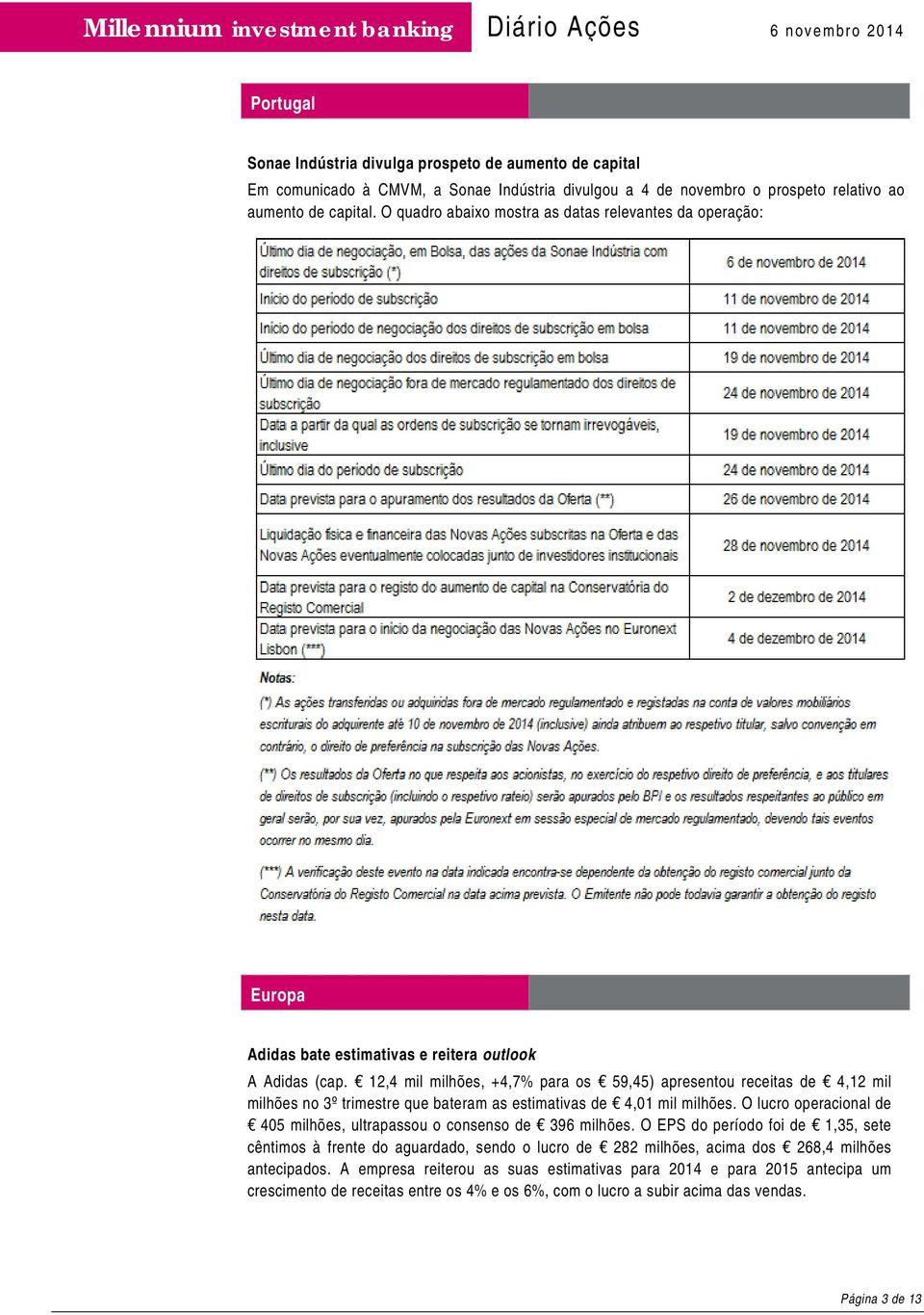 12,4 mil milhões, +4,7% para os 59,45) apresentou receitas de 4,12 mil milhões no 3º trimestre que bateram as estimativas de 4,01 mil milhões.