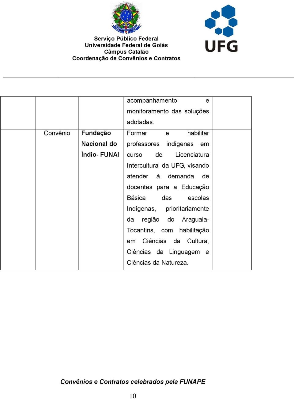 demnd de docentes pr Educção Básic ds escols Indígens, prioritrimente d região do Argui- Tocntins,