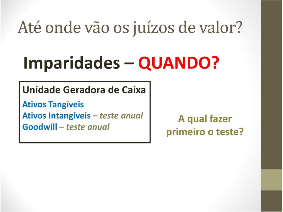 Tangíveis Ativos Intangíveis teste