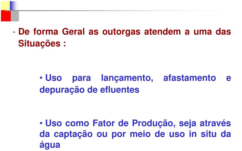 depuração de efluentes Uso como Fator de Produção,