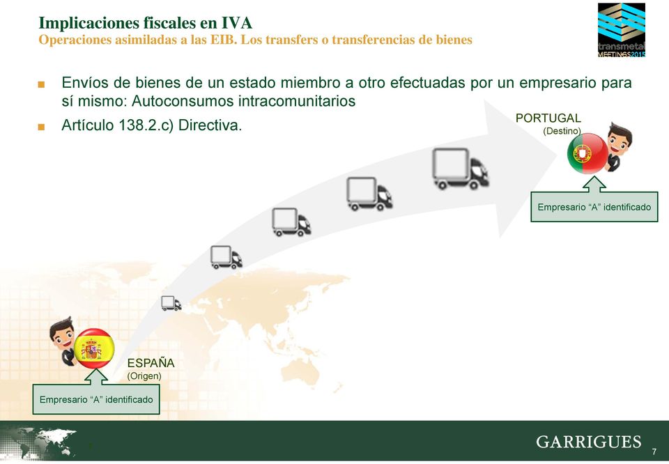 efectuadas por un empresario para sí mismo: Autoconsumos intracomunitarios Artículo