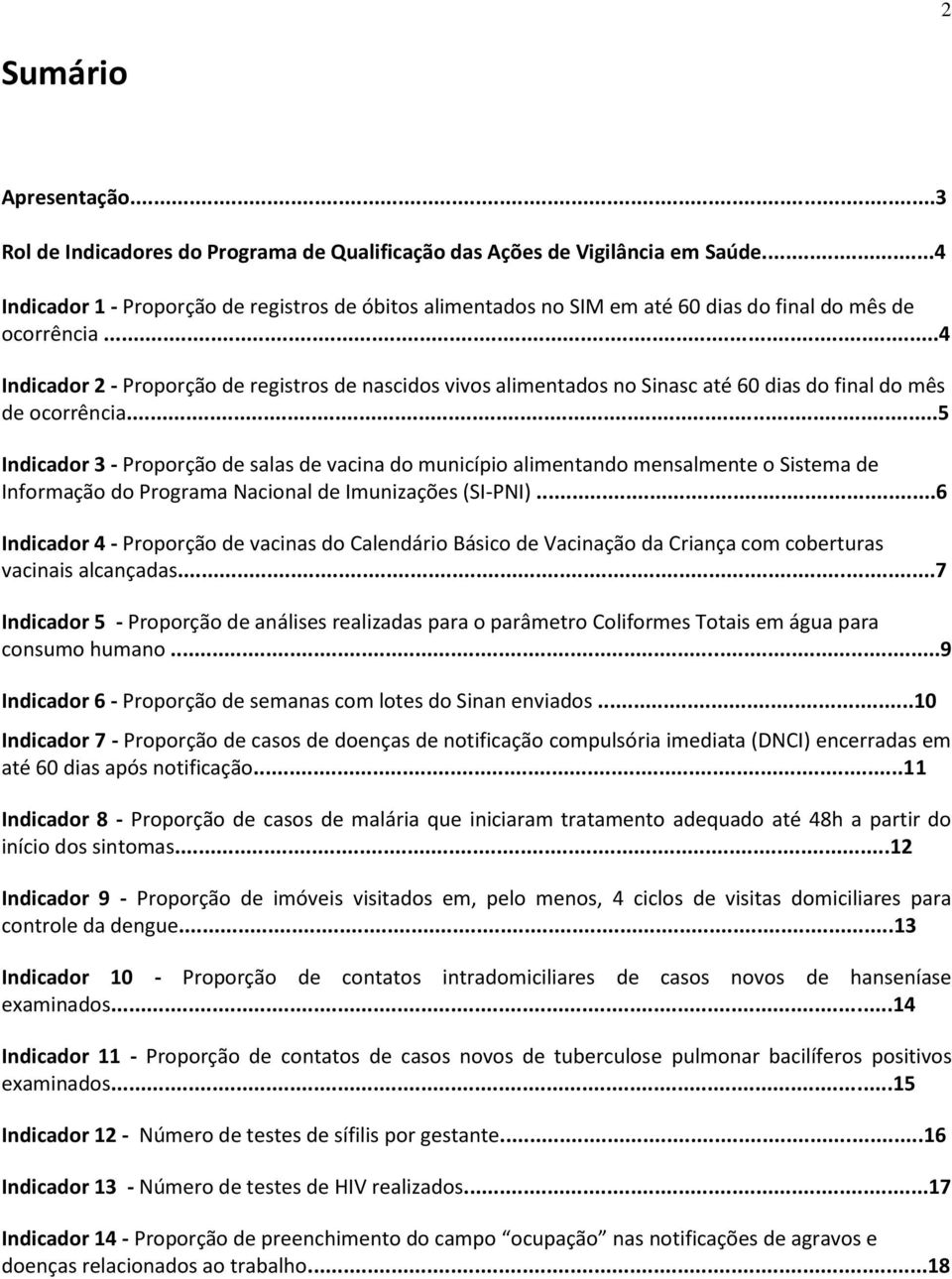 ..4 Indicador 2 - Proporção de registros de nascidos vivos alimentados no Sinasc até 60 dias do final do mês de ocorrência.